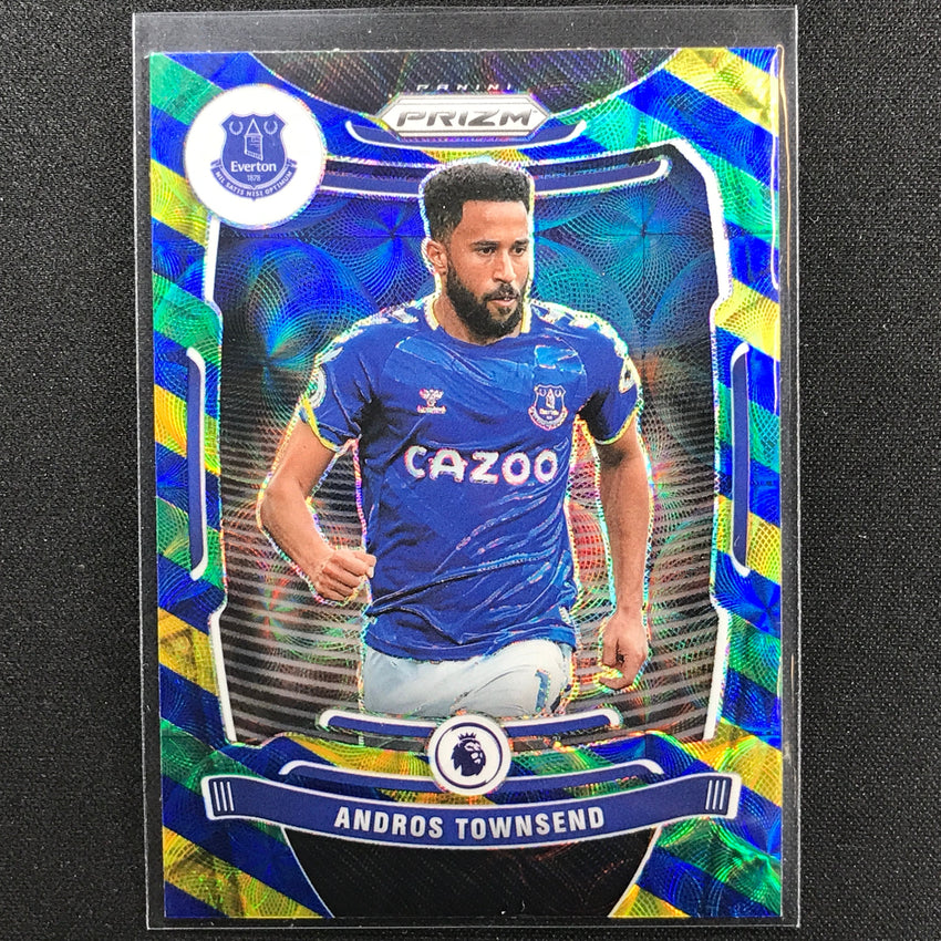 2021-22 Prizm EPL ANDROS TOWNSEND Choice Blue Yellow Green Scope #97