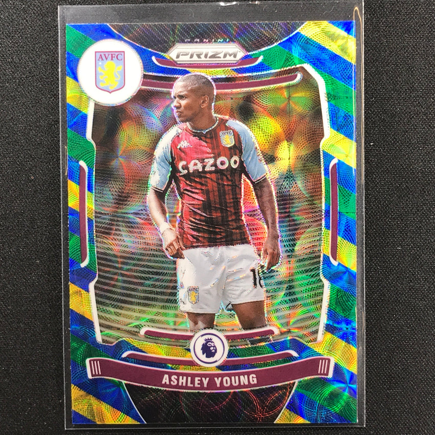 2021-22 Prizm EPL ASHLEY YOUNG Choice Blue Yellow Green Scope #126