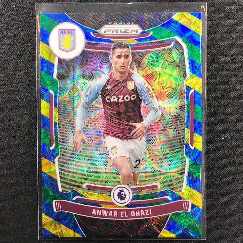 2021-22 Prizm EPL ANWAR EL GHAZI Choice Blue Yellow Green Scope #128