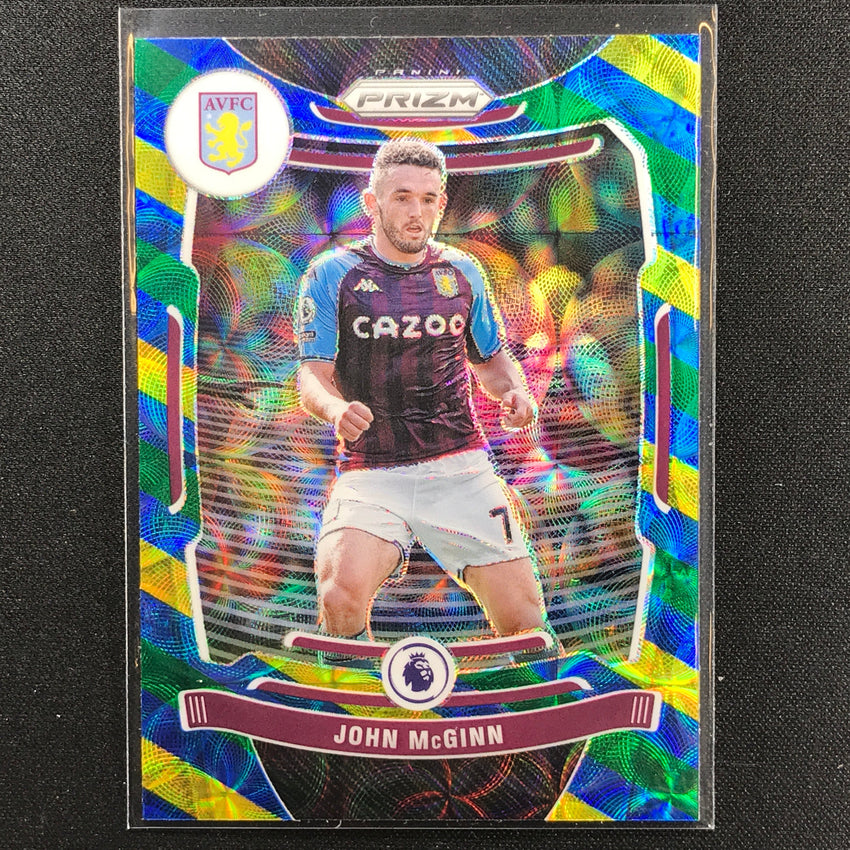 2021-22 Prizm EPL JOHN MCGINN Choice Blue Yellow Green Scope #129