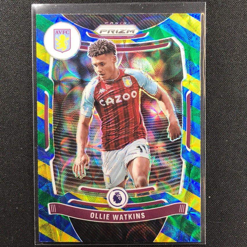 2021-22 Prizm EPL OLLIE WATKINS Choice Blue Yellow Green Scope #135