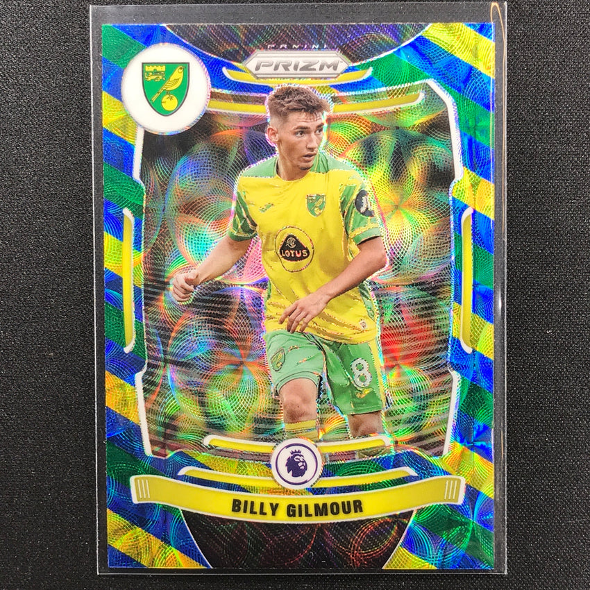 2021-22 Prizm EPL BILLY GILMOUR Choice Blue Yellow Green Scope #177