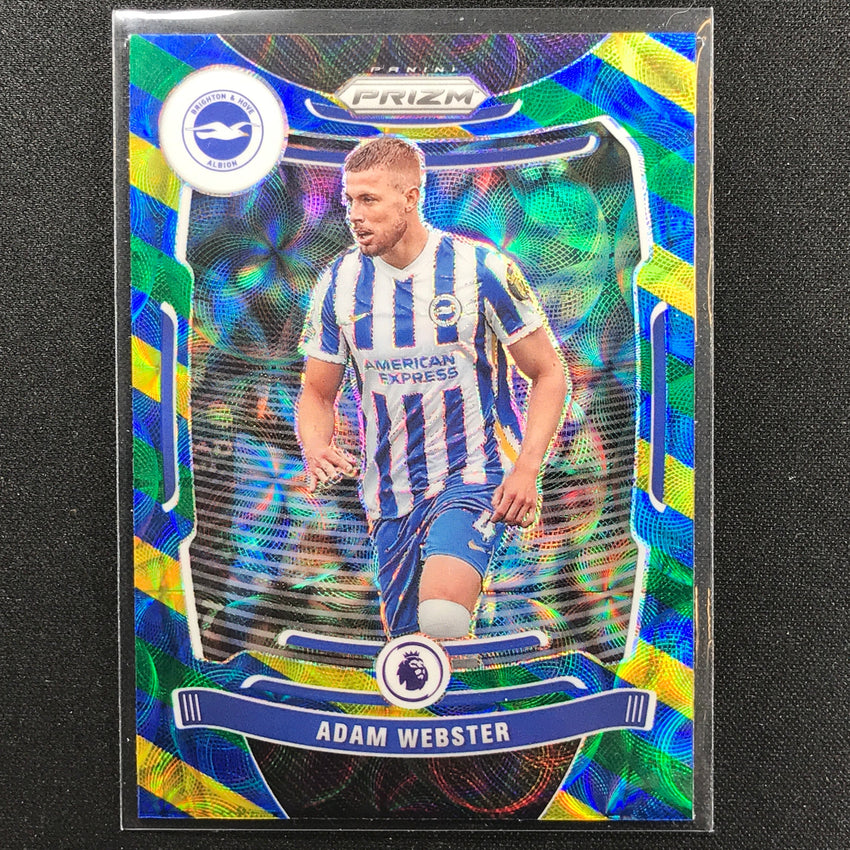 2021-22 Prizm EPL ADAM WEBSTER Choice Blue Yellow Green Scope #185