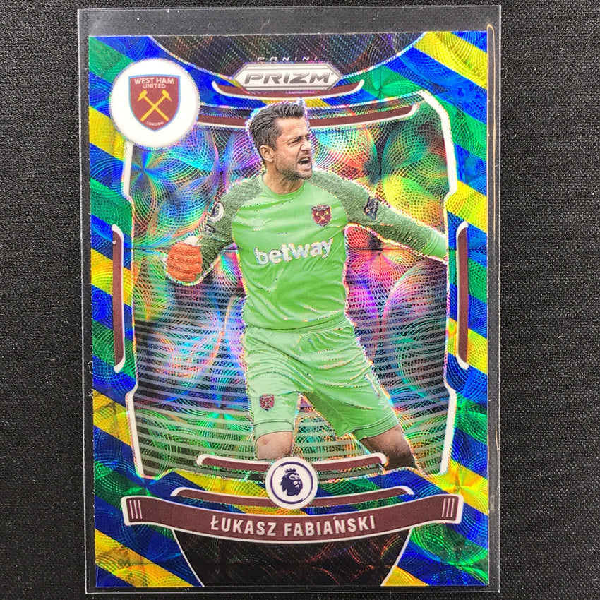 2021-22 Prizm EPL LUKASZ FABIANSKI Choice Blue Yellow Green Scope #226