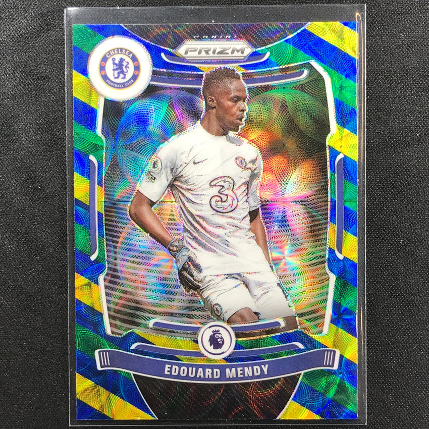 2021-22 Prizm EPL EDOUARD MENDY Choice Blue Yellow Green Scope #241