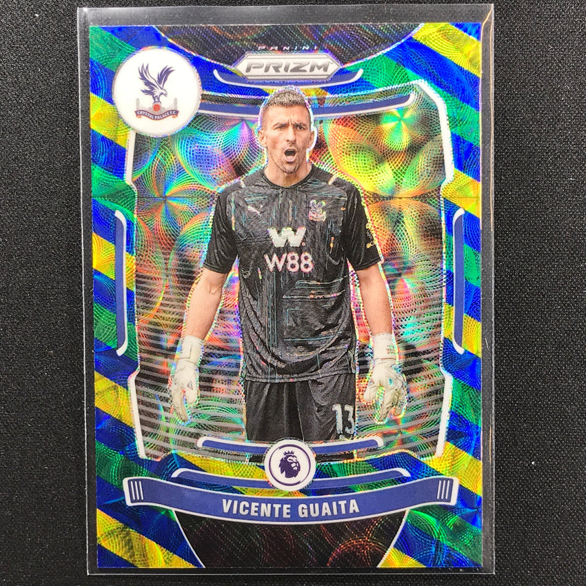 2021-22 Prizm EPL VICENTE GUAITA Choice Blue Yellow Green Scope #286