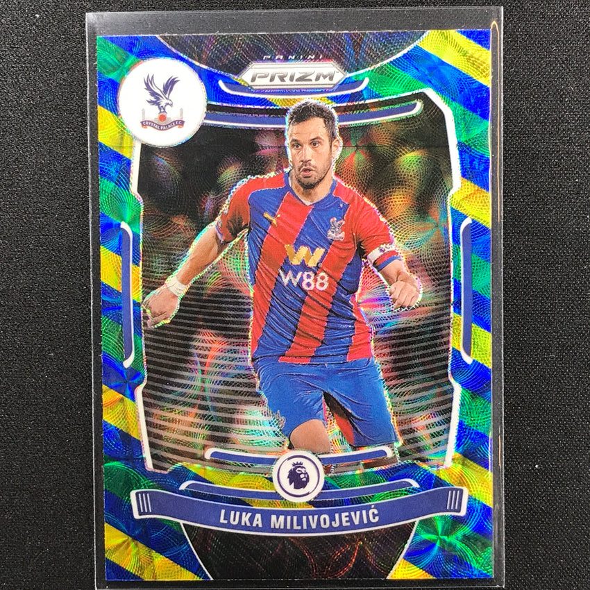 2021-22 Prizm EPL LUKA MILIVOJEVIC Choice Blue Yellow Green Scope #292