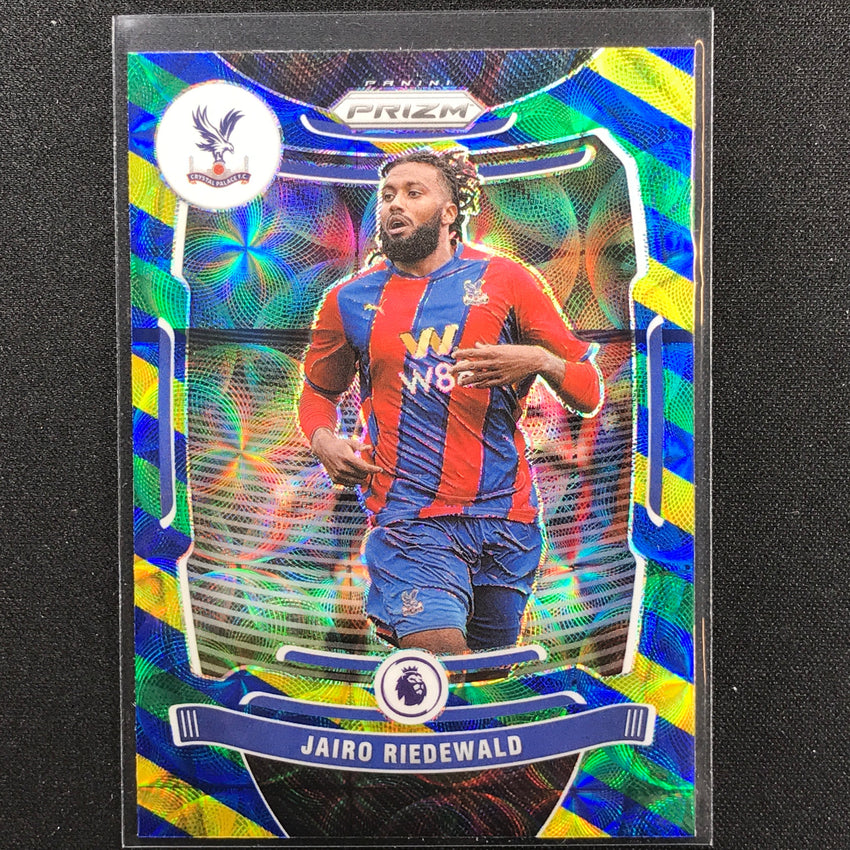 2021-22 Prizm EPL JAIRO RIEDEWALD Choice Blue Yellow Green Scope #295