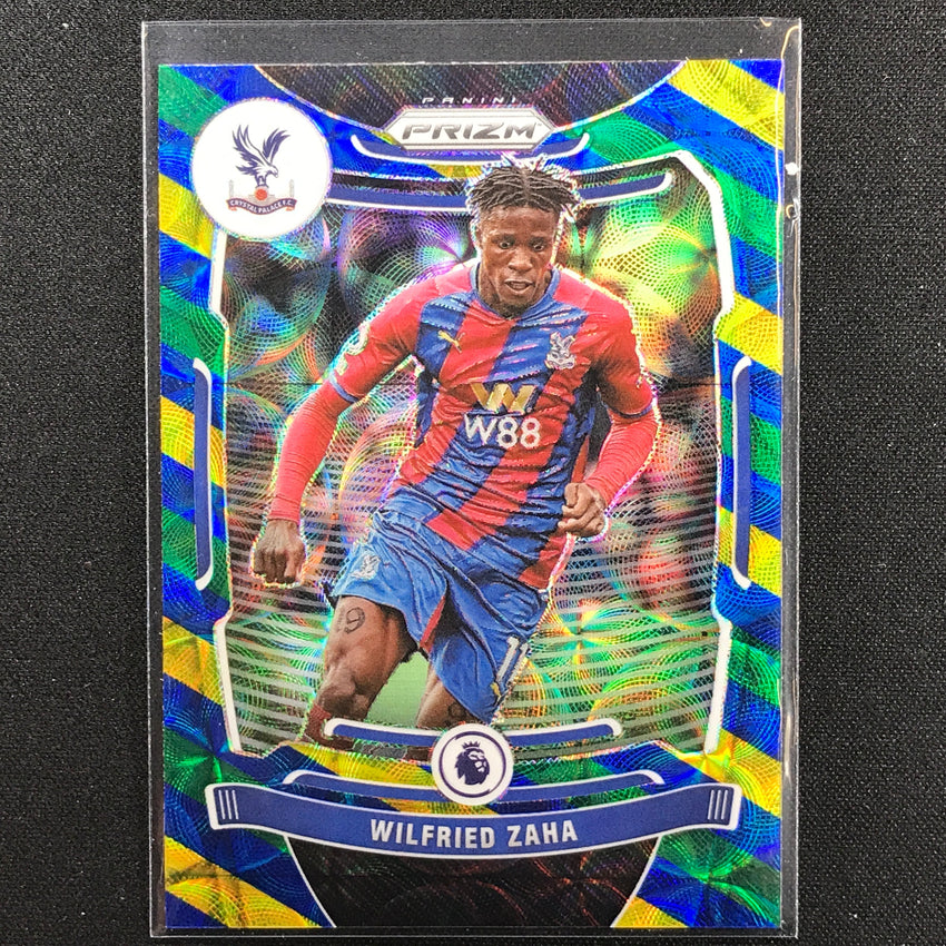 2021-22 Prizm EPL WILFRIED ZAHA Choice Blue Yellow Green Scope #297
