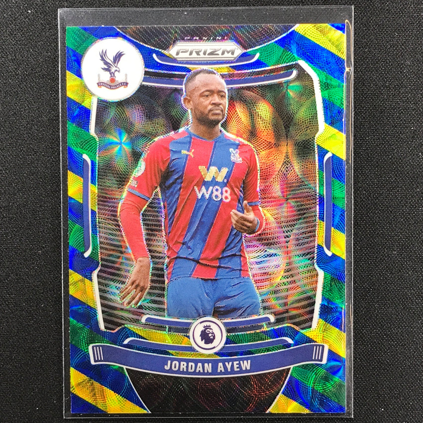 2021-22 Prizm EPL JORAN AYEW Choice Blue Yellow Green Scope #298