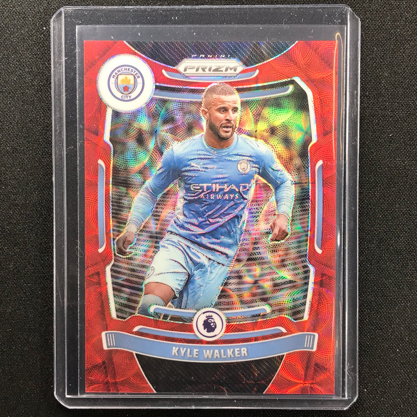 2021-22 Prizm Epl Kyle Walker Choice Red Scope 5/29