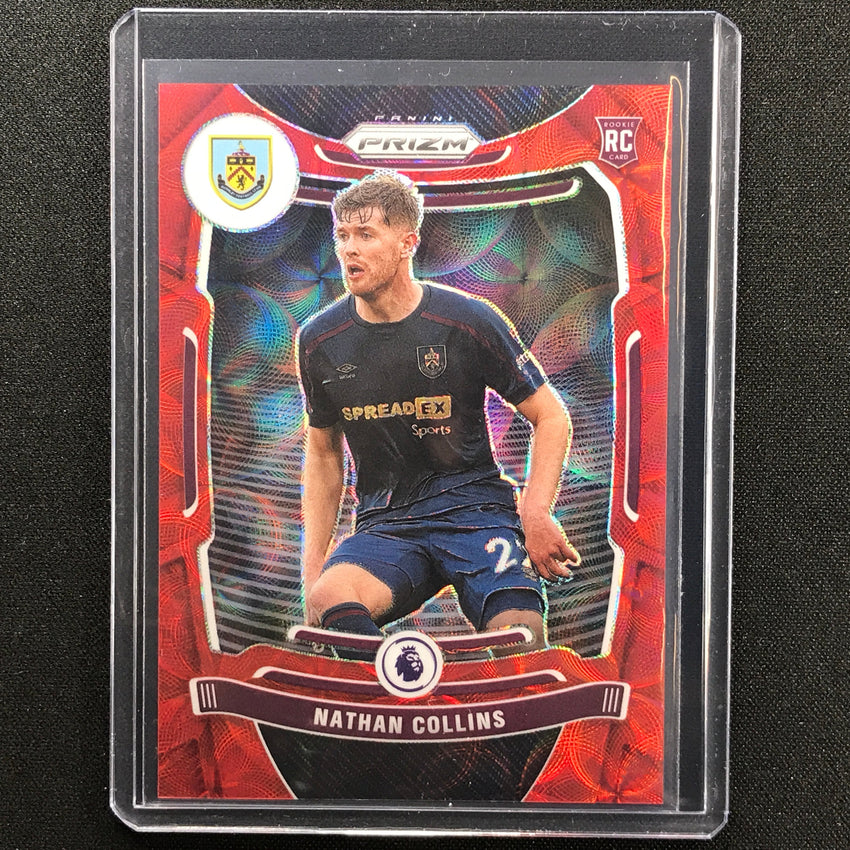2021-22 Prizm Epl Nathan Collins Rookie Choice Red Scope 19/29