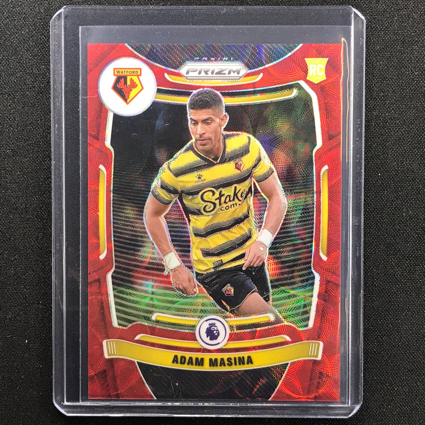 2021-22 Prizm Epl Adam Masina Rookie Choice Red Scope 29/29