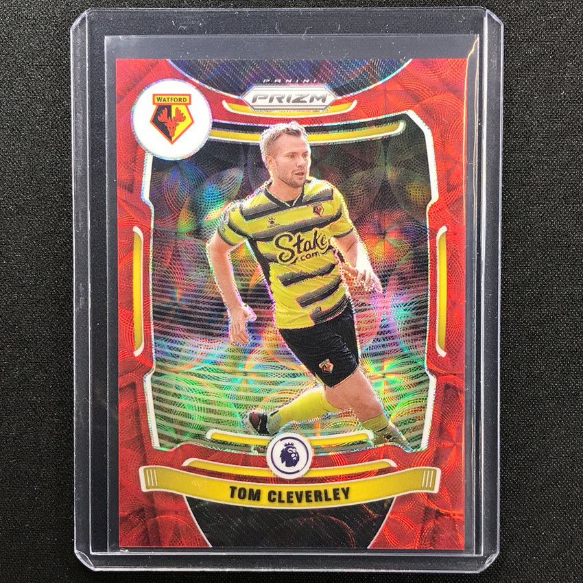 2021-22 Prizm Epl Tom Cleverley Choice Red Scope 23/29