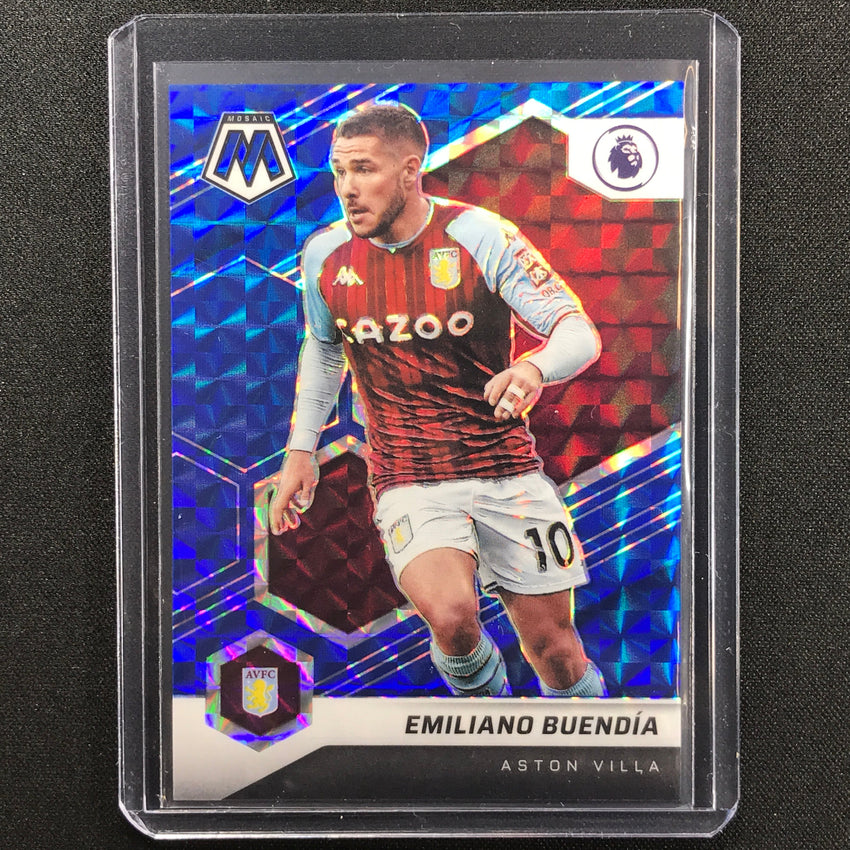 2021-22 Mosaic Epl Emiliano Buendia Blue 5/99