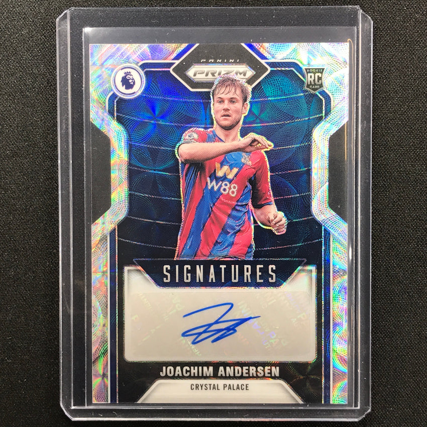 2021-22 Prizm Epl Joachim Anderson Rookie Choice Signatures Auto Scope No Jan