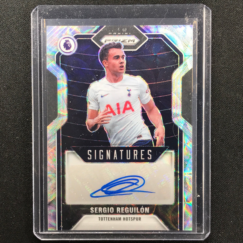 2021-22 Prizm Epl Sergio Reguilon Choice Signatures Auto Scope No Srg