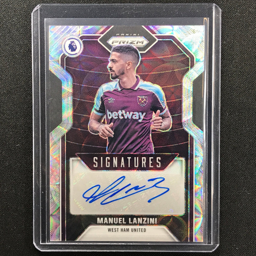 2021-22 Prizm Epl Manuel Lanzini Choice Signatures Auto Scope No Mla