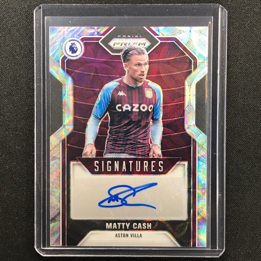 2021-22 Prizm Epl Matty Cash Choice Signatures Auto Scope No Mat