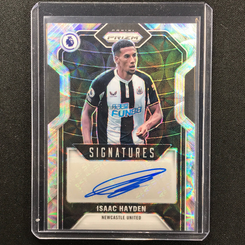 2021-22 Prizm EPL ISAAC HAYDEN Choice Signatures Auto Scope #IH