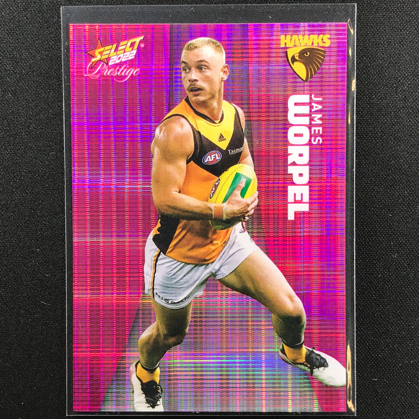 2022 Footy Stars Prestige James Worpel Pink 26/325