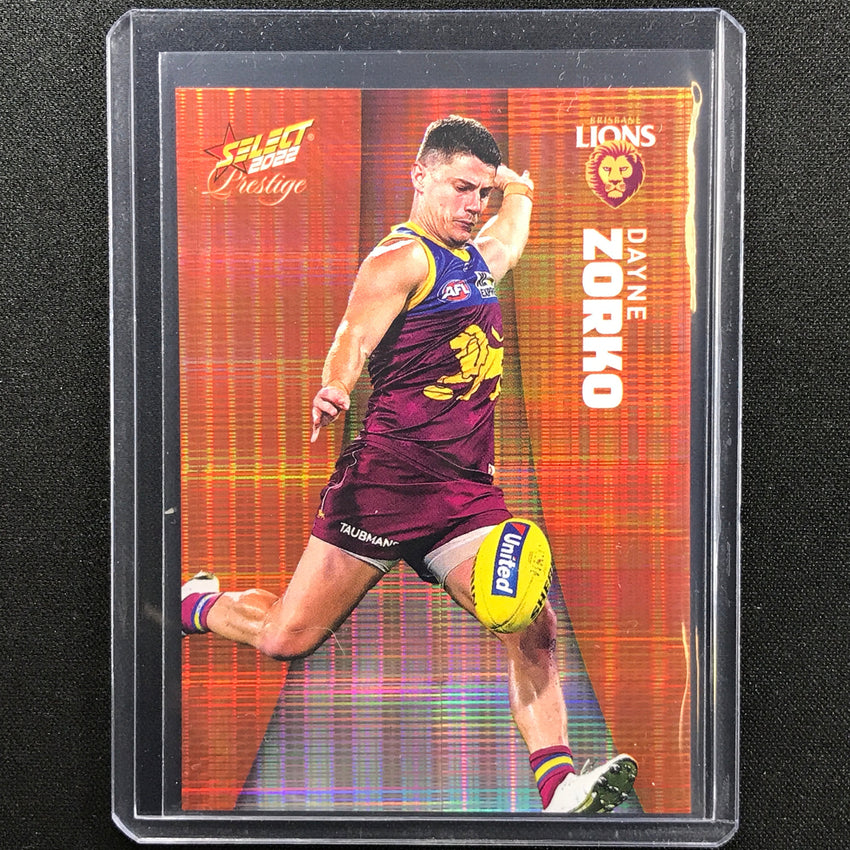 2022 Footy Stars Prestige Dayne Zorko Orange 194/210