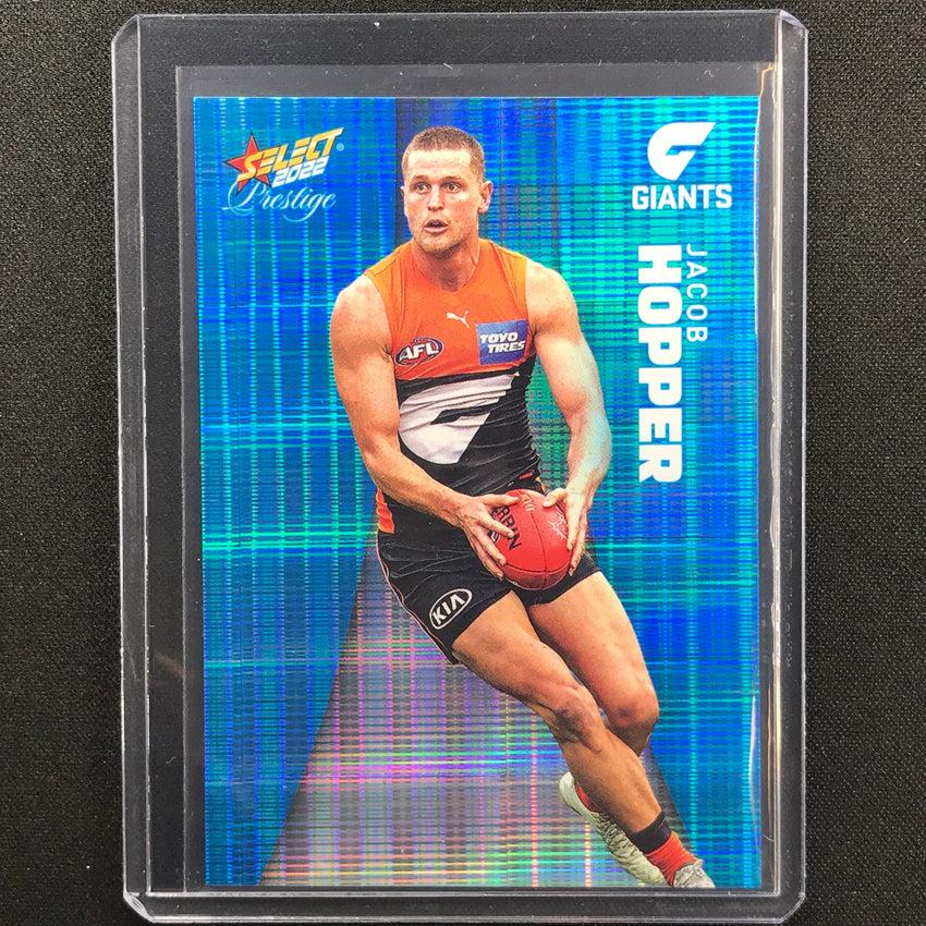 2022 Footy Stars Prestige Jacob Hopper Blue 100/110