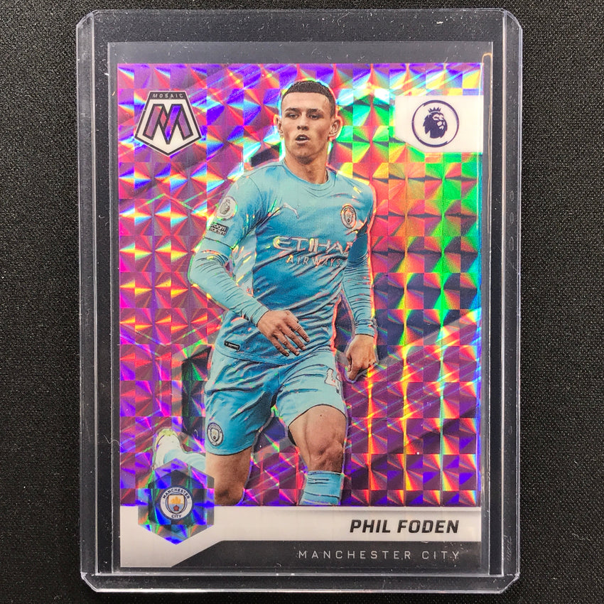 2021-22 Mosaic Epl Phil Foden Purple 34/49