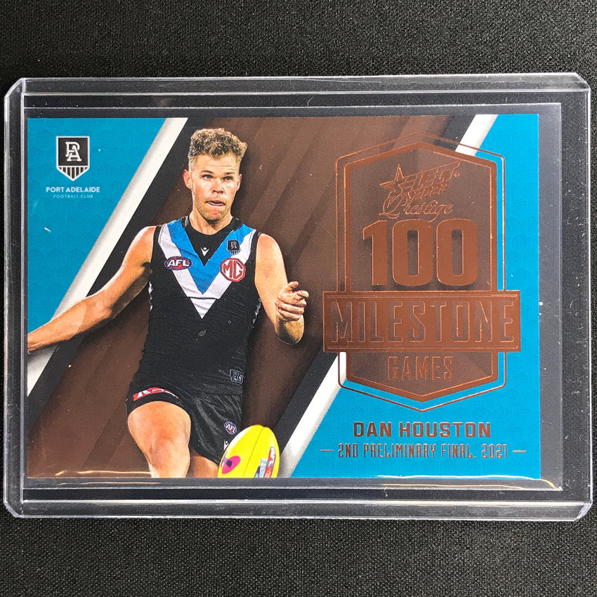 2022 Footy Stars Prestige Dan Houston Afl Milestone Games 145/195
