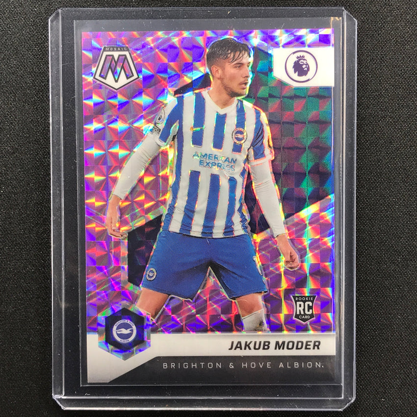 2021-22 Mosaic Epl Jakub Moder Rookie Purple 22/49