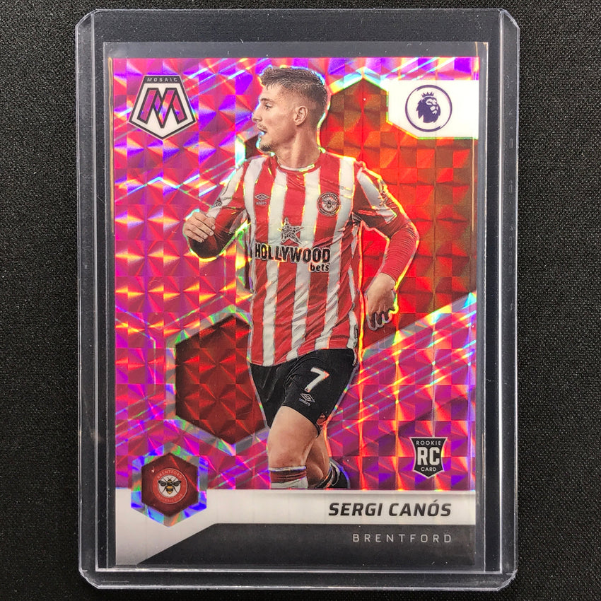 2021-22 Mosaic Epl Sergi Canos Rookie Pink 4/25