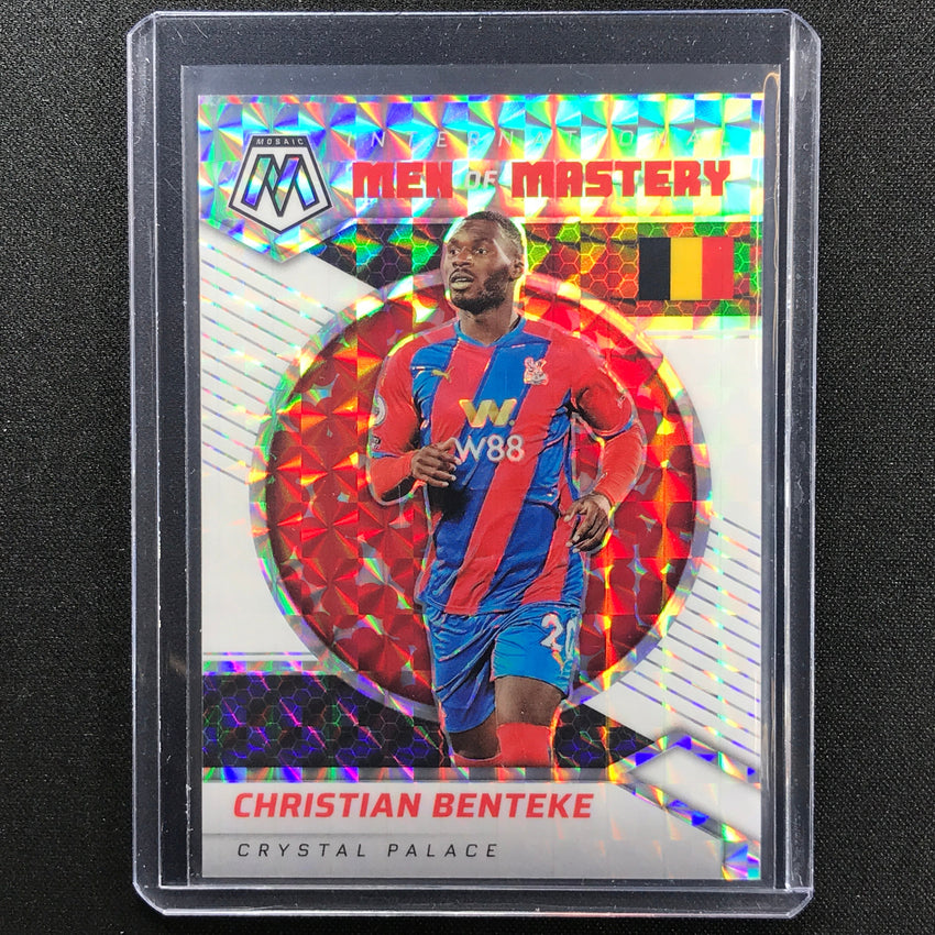 2021-22 Mosaic Epl Christian Benteke International Men Of Mastery White 17/25