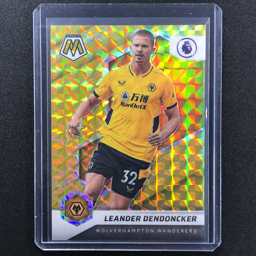 2021-22 Mosaic Epl Leander Dendoncker Gold 3/10