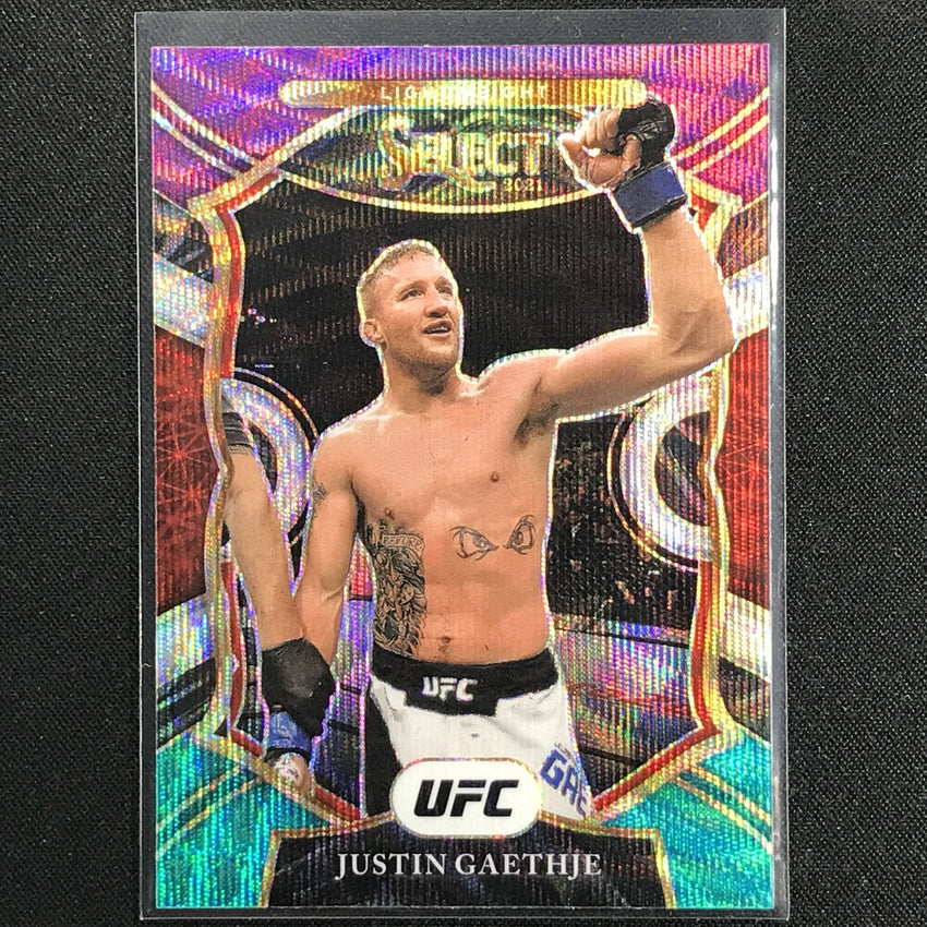 2021 Select Justin Gaethje Concourse Tri-color No 95
