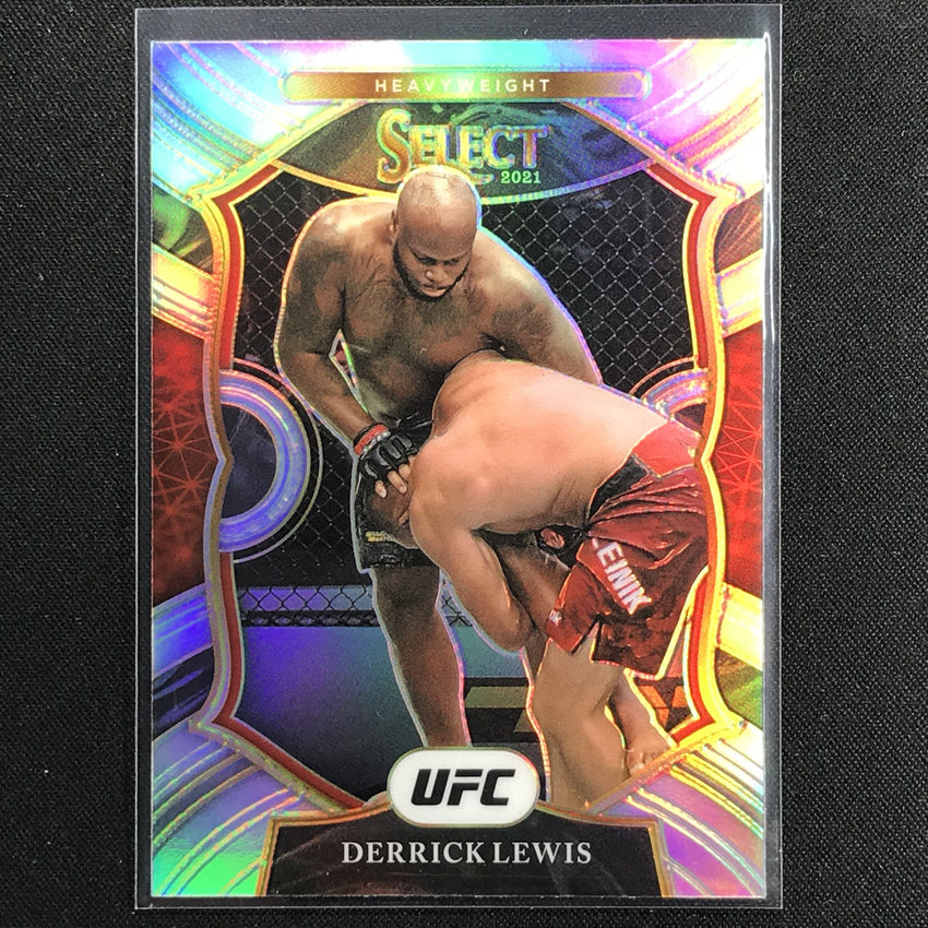 2021 Select Derrick Lewis Concourse Silver Prizm No 22