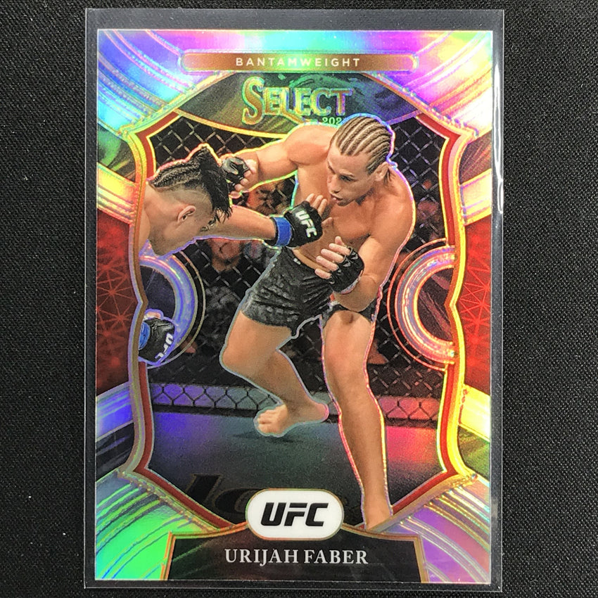 2021 Select Urijah Faber Concourse Silver Prizm No 23
