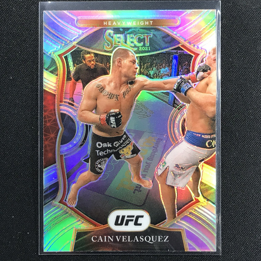 2021 Select Cain Velasquez Concourse Silver Prizm No 28