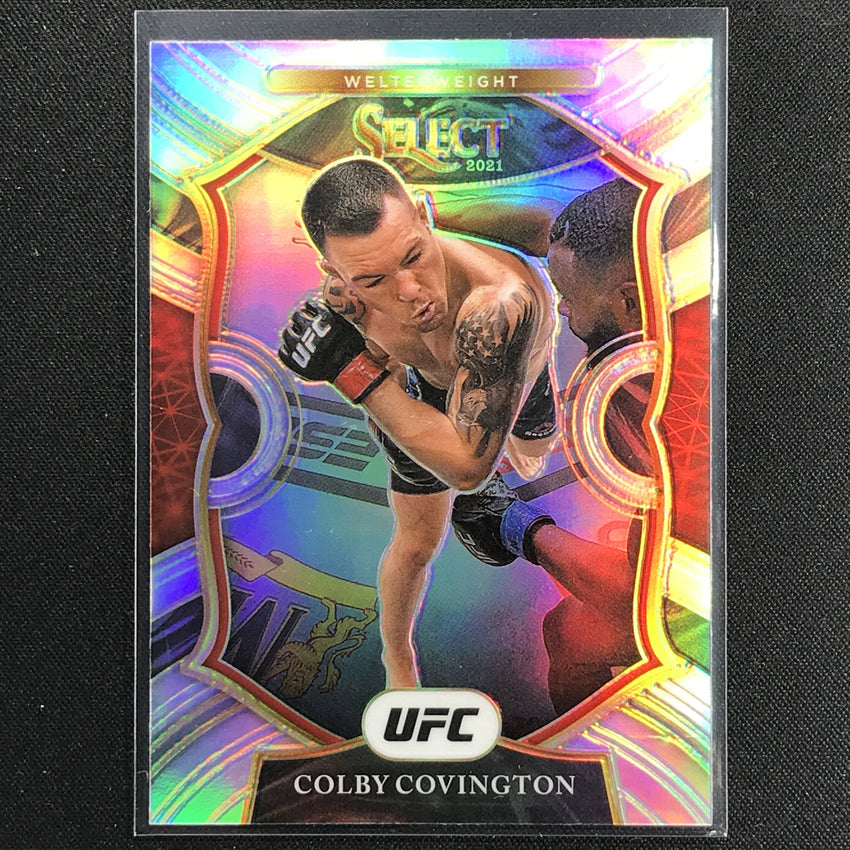 2021 Select Colby Covington Concourse Silver Prizm No 30