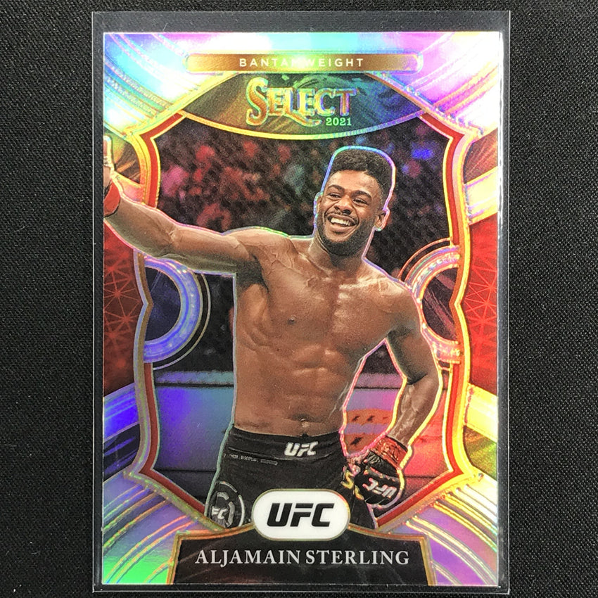 2021 Select Aljamain Sterling Concourse Silver Prizm No 46