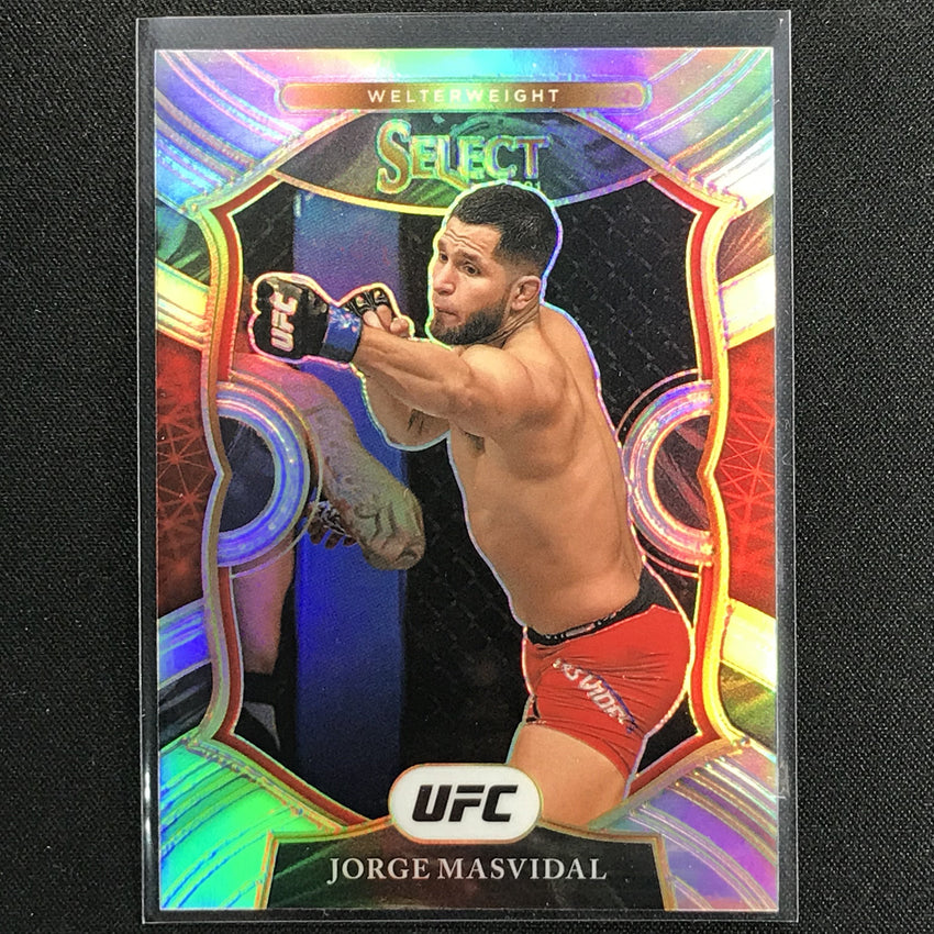 2021 Select Jorge Masvidal Concourse Silver Prizm No 55