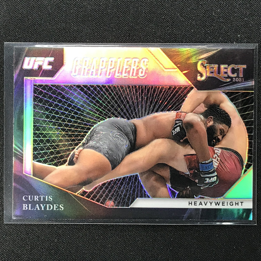 2021 Select Curtis Blaydes Grapplers Silver Prizm No 9