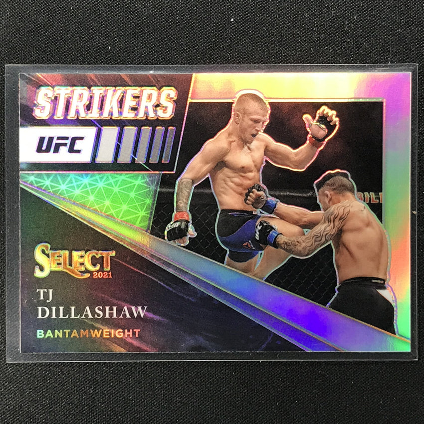 2021 Select Tj Dillashaw Strikers Silver Prizm No 5