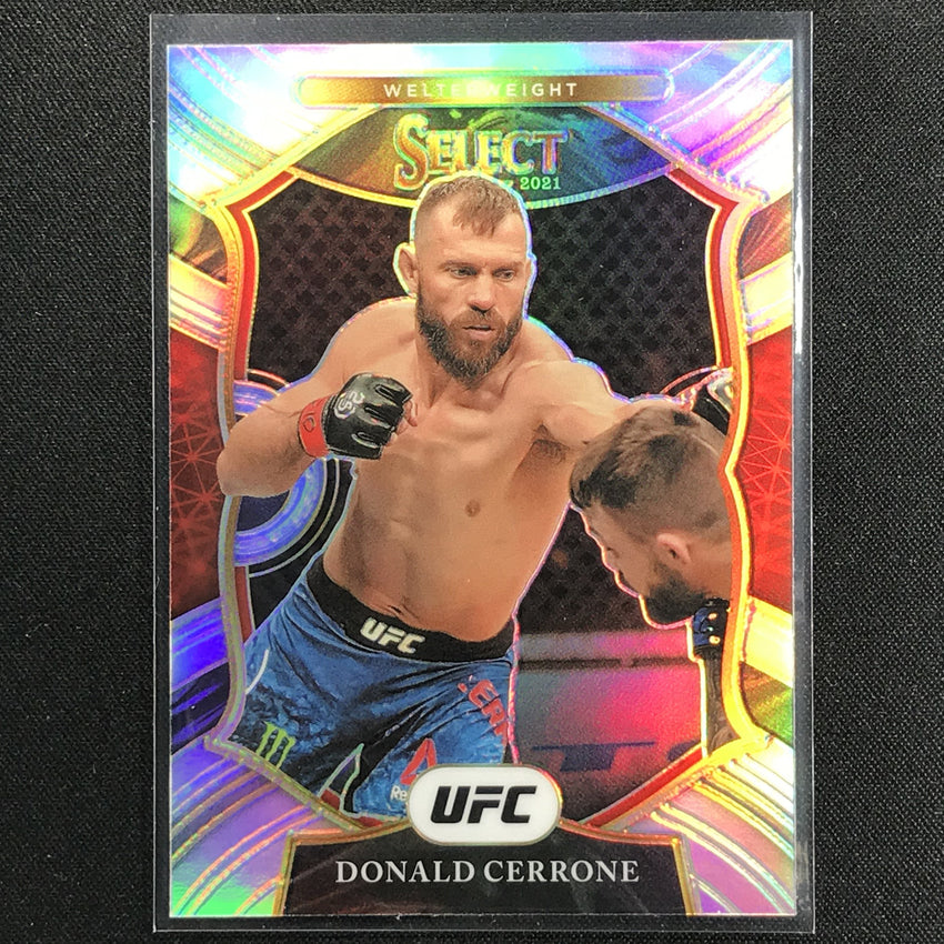 2021 Select Donald Cerrone Concourse Silver Prizm No 62