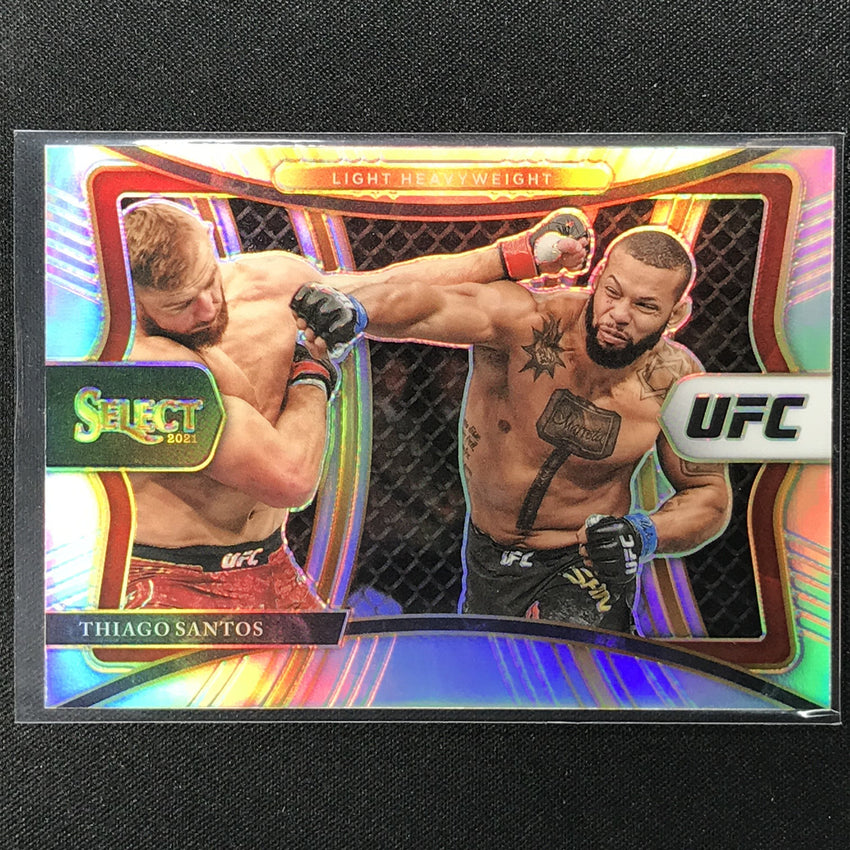 2021 Select Thiago Santos Premier Level Silver Prizm No 106