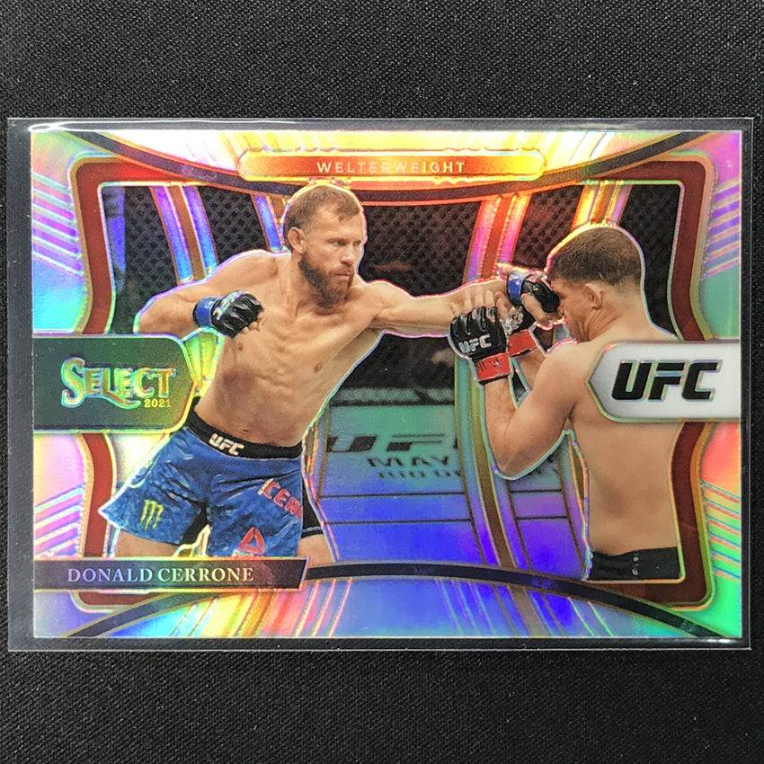 2021 Select Donald Cerrone Premier Level Silver Prizm No 114