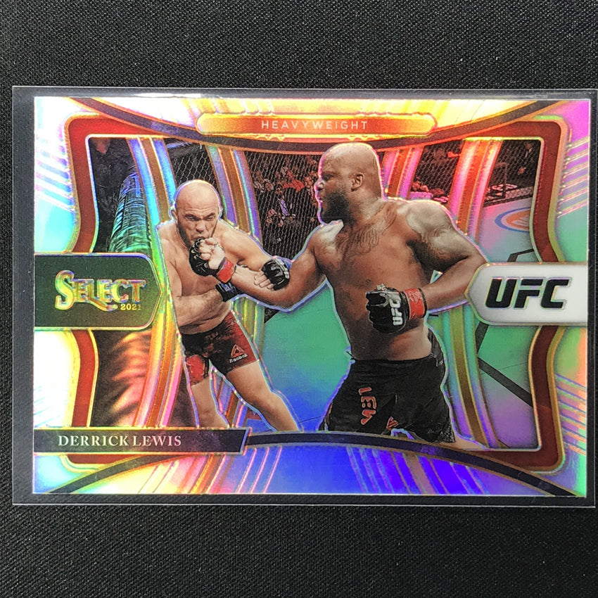 2021 Select Derrick Lewis Premier Level Silver Prizm No 117