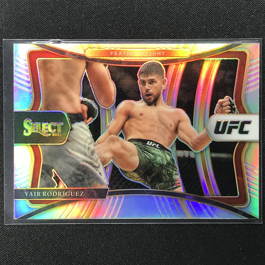 2021 Select Yair Rodriguez Premier Level Silver Prizm No 124