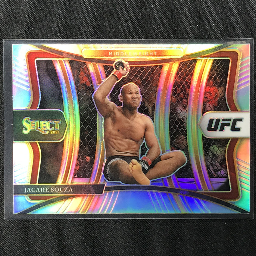 2021 Select Jacare Souza Premier Level Silver Prizm No 136