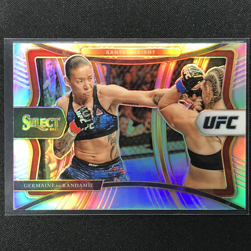2021 Select Germaine De Randamie Premier Level Silver Prizm No 137