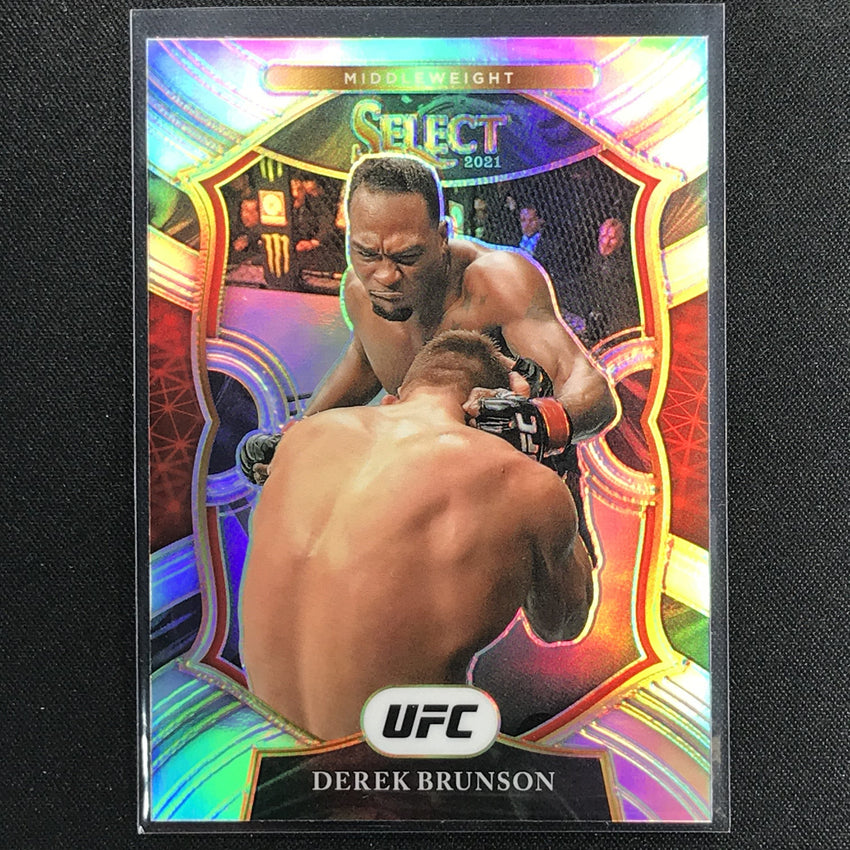 2021 Select Derek Brunson Concourse Silver Prizm No 12